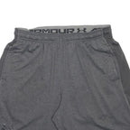 UNDER ARMOUR Mens Shorts Grey Casual L W30 Cotton Blend Sport Activewear