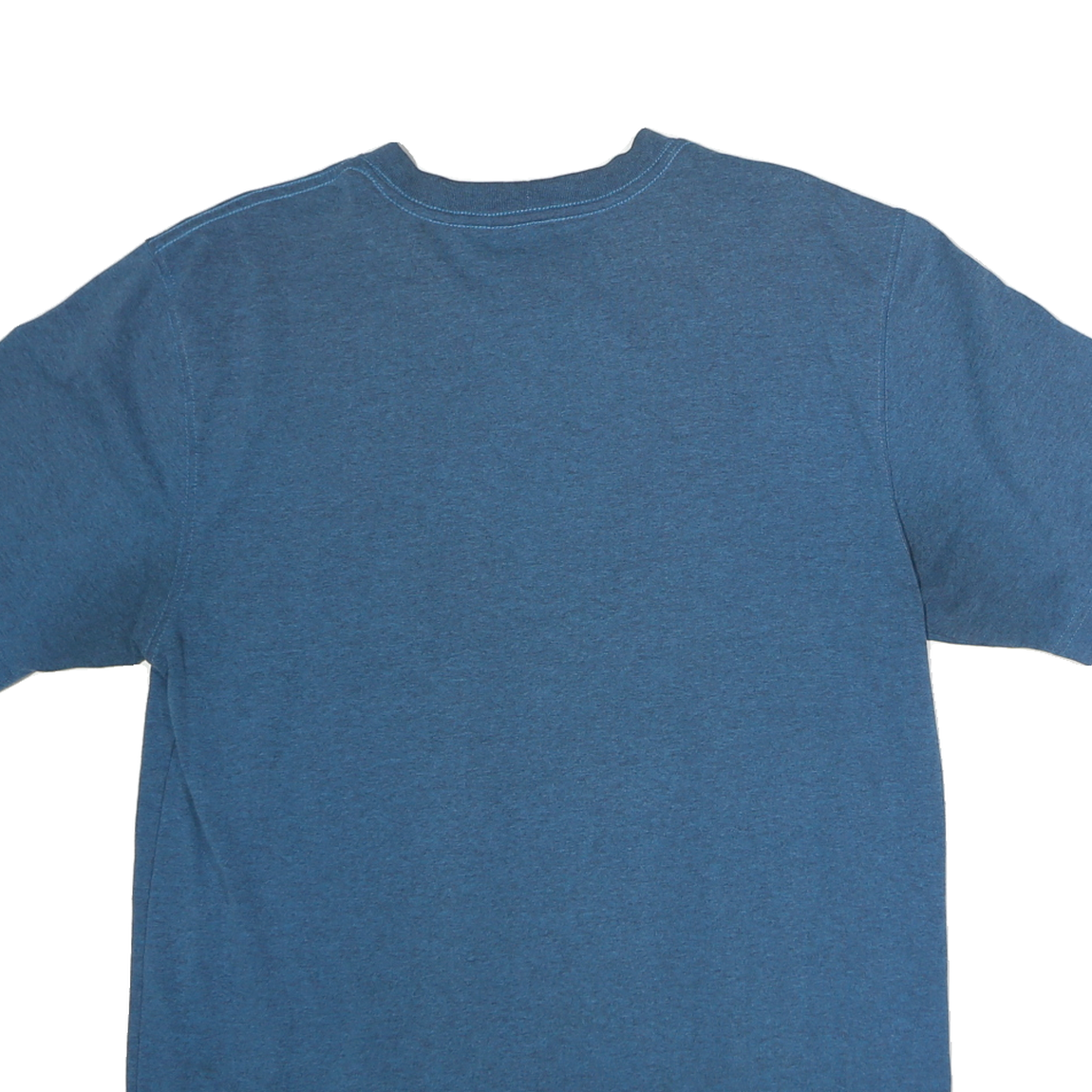 CARHARTT Mens Blue & Yellow Pocket T-Shirt M Short Sleeve Crew Neck Cotton