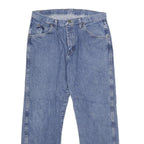 WRANGLER Mens Jeans Blue Regular Straight Denim Medium W35 L30 Classic Cotton