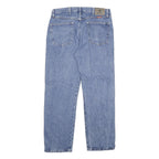 WRANGLER Mens Jeans Blue Regular Straight Denim Medium W35 L30 Classic Cotton