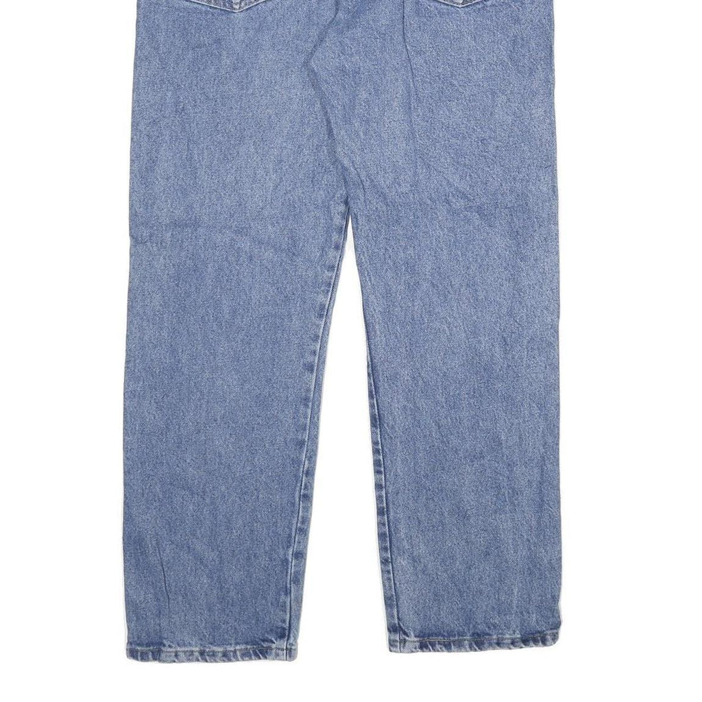 WRANGLER Mens Jeans Blue Regular Straight Denim Medium W35 L30 Classic Cotton
