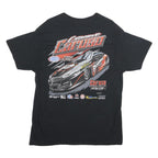 Mens Black Carrie Caruso Graphic T-Shirt M Short Sleeve Crew Neck Motor Racing