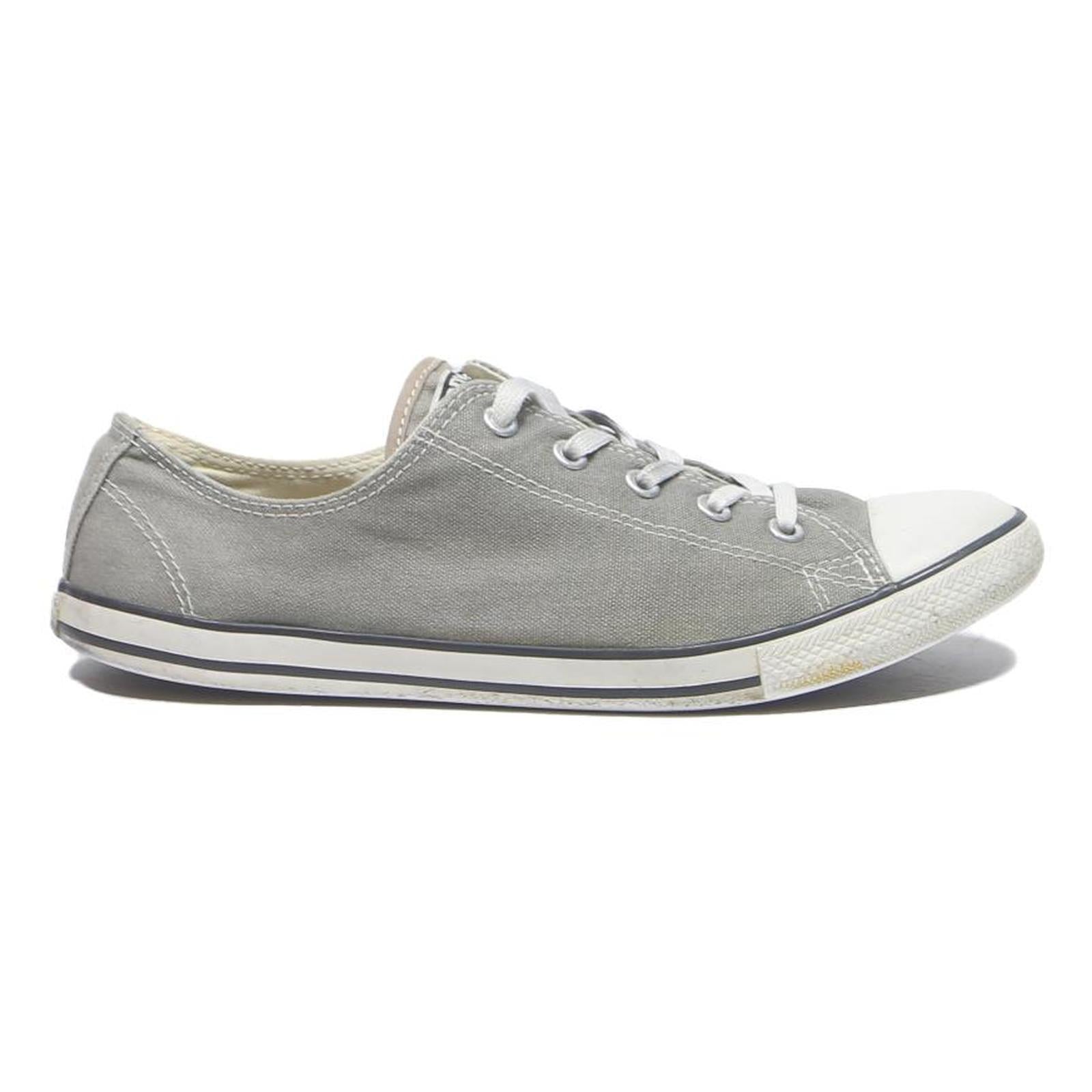 CONVERSE Chuck Taylor All Star Womens Low Top Trainers Canvas Grey UK 6 Classic