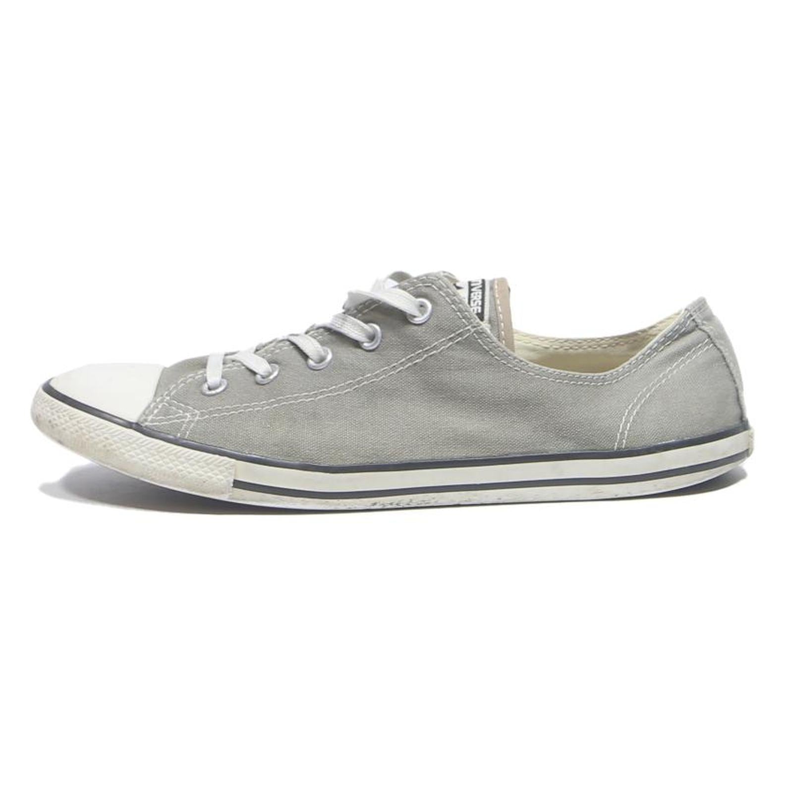 CONVERSE Chuck Taylor All Star Womens Low Top Trainers Canvas Grey UK 6 Classic