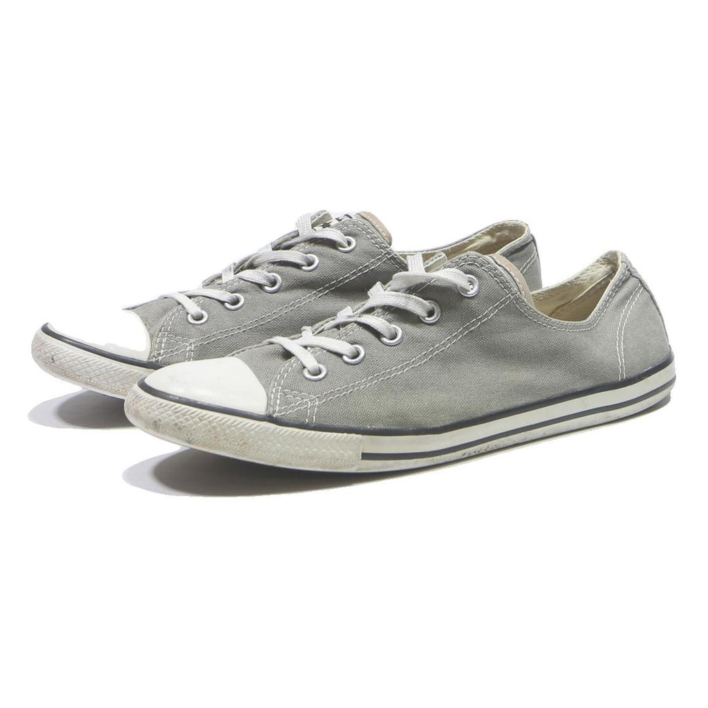 CONVERSE Chuck Taylor All Star Womens Low Top Trainers Canvas Grey UK 6 Classic