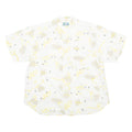 Mens Shirt White Crazy Pattern XL