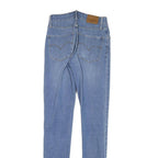 LEVI'S 721 Womens Jeans Blue Slim Skinny Denim Medium W22 L29 Stretch Zip