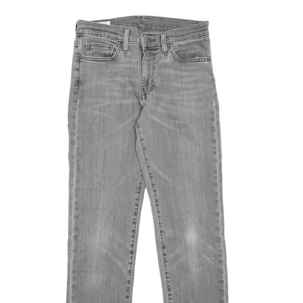 LEVI'S 511 BIG E Jeans Mens Grey Slim Straight Stone Wash W29 L32