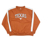 KNIGHTS APPAREL Mens Orange & White Texas V-Neck XL Sweater Pullover Polyester