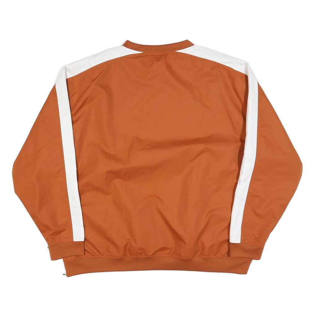 KNIGHTS APPAREL Mens Orange & White Texas V-Neck XL Sweater Pullover Polyester