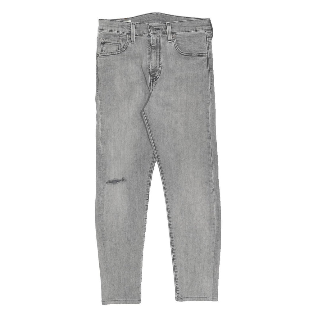 LEVI'S 512 Big E Mens Slim Skinny Blue & Light Denim Cotton Blend Zip W30 L25