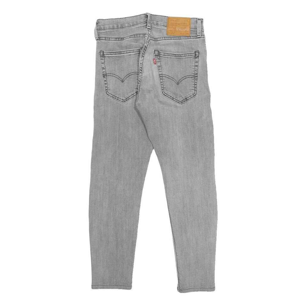 LEVI'S 512 Big E Mens Slim Skinny Blue & Light Denim Cotton Blend Zip W30 L25