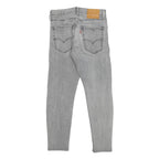 LEVI'S 512 Big E Mens Slim Skinny Blue & Light Denim Cotton Blend Zip W30 L25