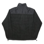 CHAPS Mens Black Polyester Zip-Up Jacket XL Fleece Casual Outdoor Warm