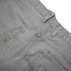 DICKIES Mens Jeans Beige Regular Straight Denim W38 L29 Button Closure Workwear