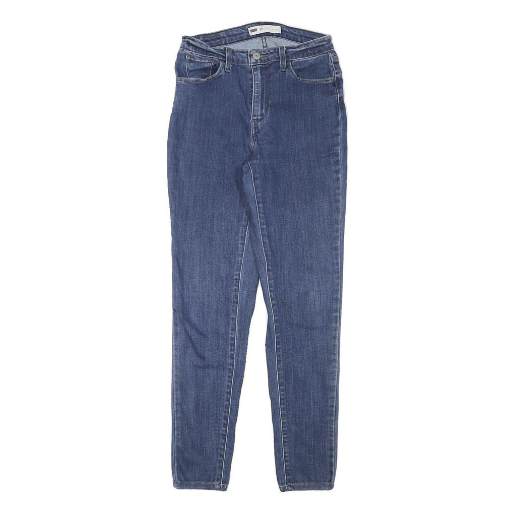 LEVI'S Womens Slim Blue Jeans Denim W24 L27 Slim Fit Zip Closure