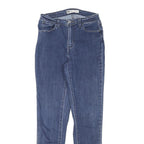 LEVI'S Womens Slim Blue Jeans Denim W24 L27 Slim Fit Zip Closure