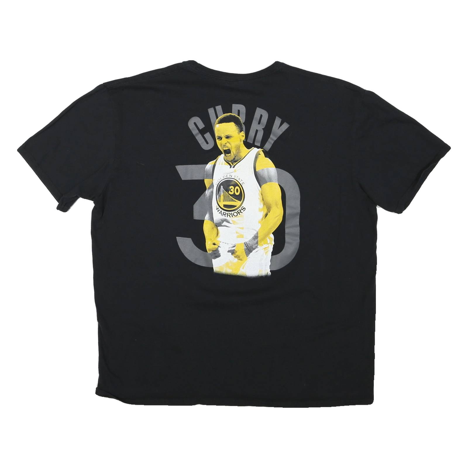 FANATICS Mens Black Curry Golden State Warriors Graphic T-Shirt 2XL Short Sleeve
