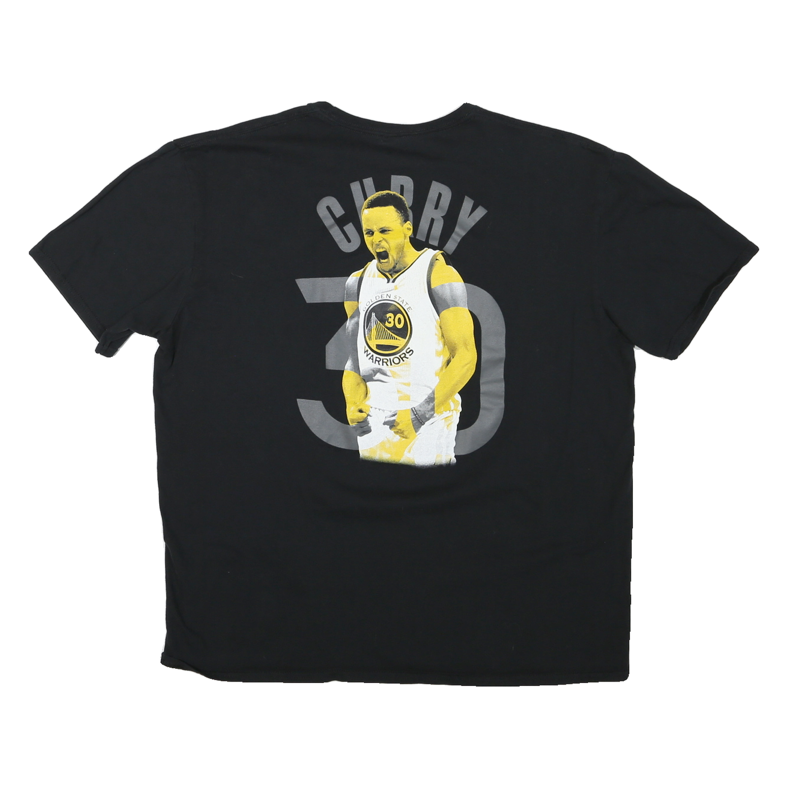 FANATICS Mens Black Curry Golden State Warriors Graphic T-Shirt 2XL Short Sleeve