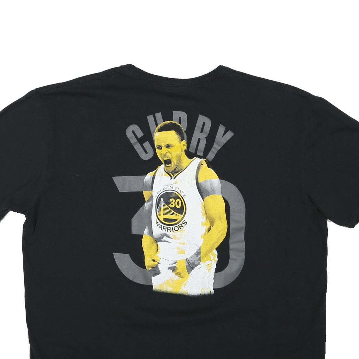 FANATICS Mens Black Curry Golden State Warriors Graphic T-Shirt 2XL Short Sleeve
