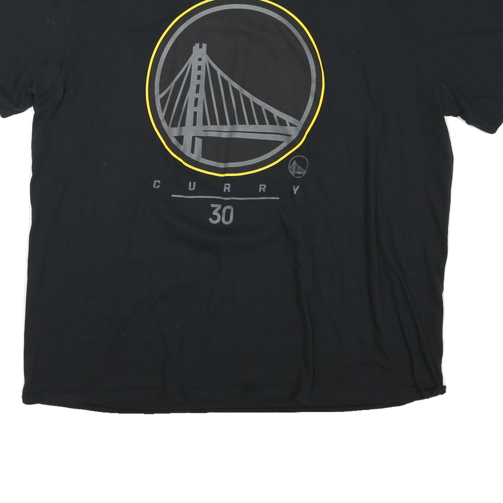 FANATICS Mens Black Curry Golden State Warriors Graphic T-Shirt 2XL Short Sleeve
