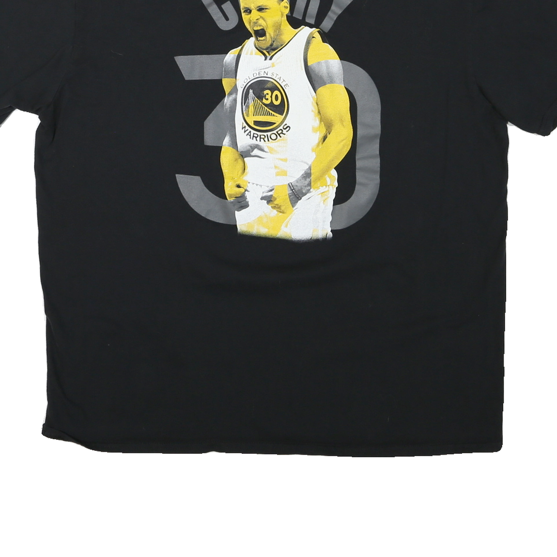 FANATICS Mens Black Curry Golden State Warriors Graphic T-Shirt 2XL Short Sleeve