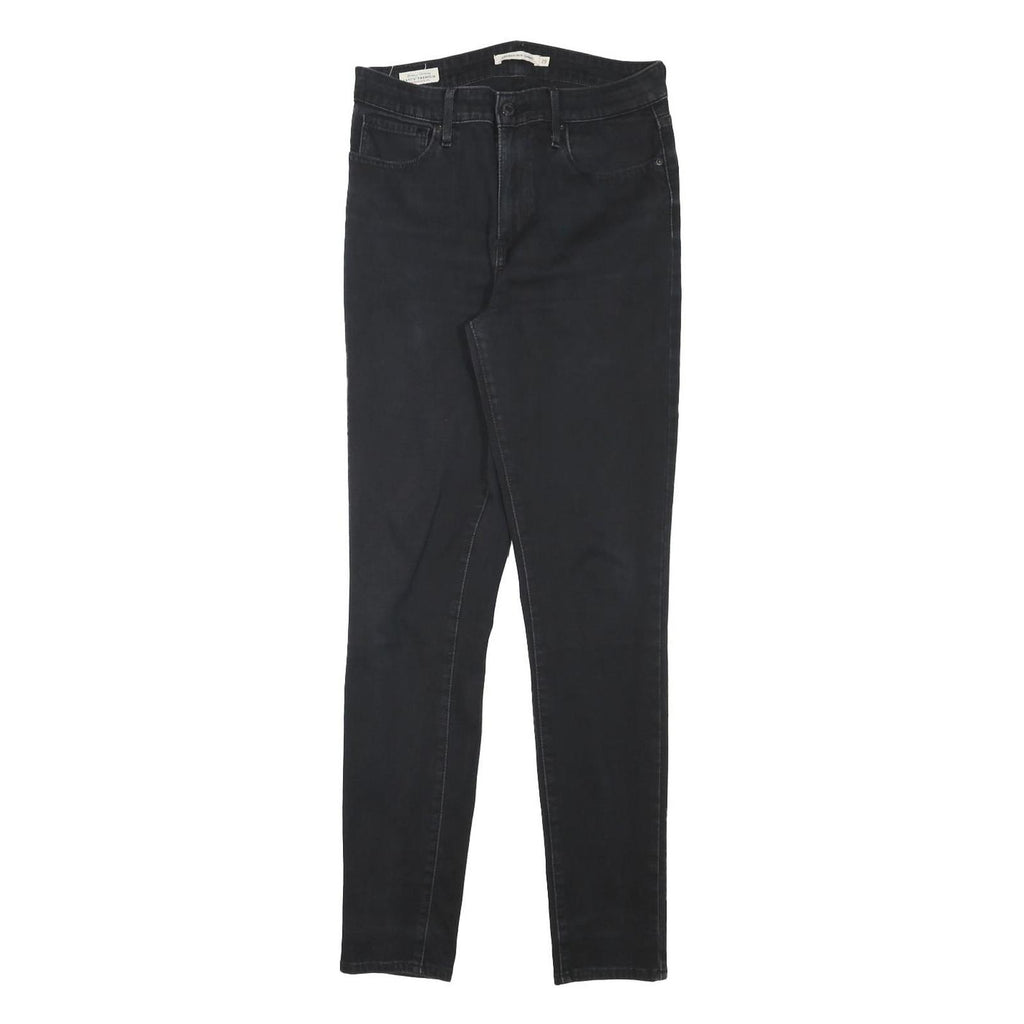 LEVI'S Womens Jeans Black Slim Skinny Denim Medium W27 L29 Stylish Classic