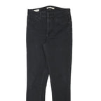 LEVI'S Womens Jeans Black Slim Skinny Denim Medium W27 L29 Stylish Classic