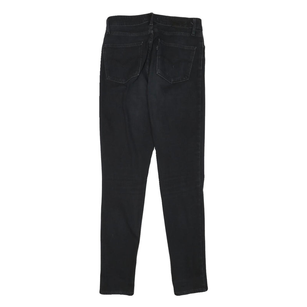 LEVI'S Womens Jeans Black Slim Skinny Denim Medium W27 L29 Stylish Classic