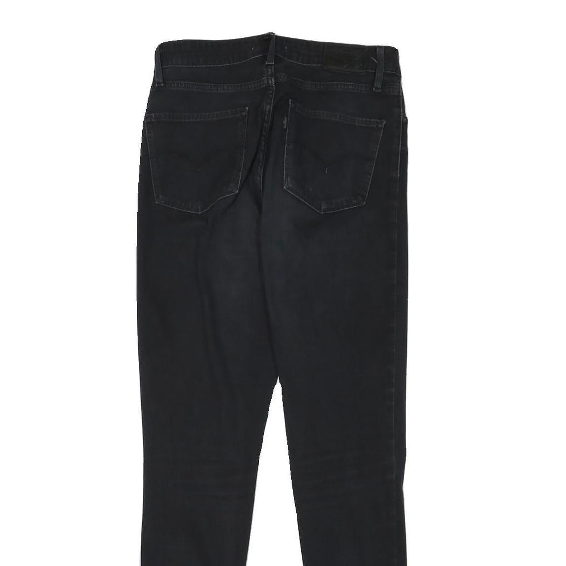 LEVI'S Womens Jeans Black Slim Skinny Denim Medium W27 L29 Stylish Classic