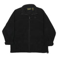 TIMBERLAND Mens Black Jacket M Polyester Plain Zip Casual Outdoor Warm