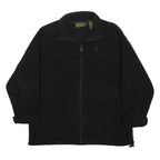 TIMBERLAND Mens Black Jacket M Polyester Plain Zip Casual Outdoor Warm