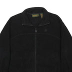 TIMBERLAND Mens Black Jacket M Polyester Plain Zip Casual Outdoor Warm