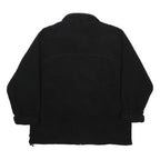 TIMBERLAND Mens Black Jacket M Polyester Plain Zip Casual Outdoor Warm