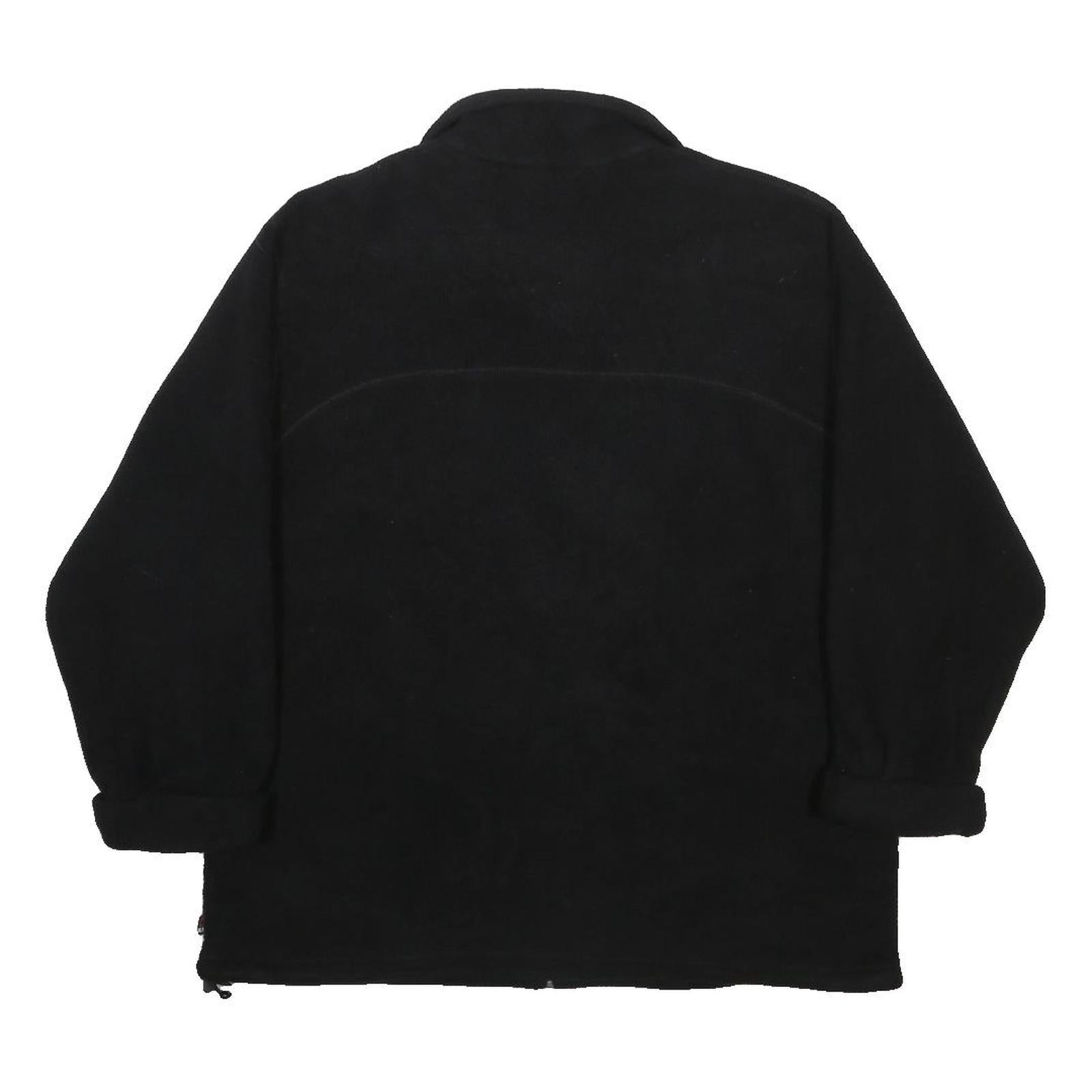 TIMBERLAND Mens Black Jacket M Polyester Plain Zip Casual Outdoor Warm