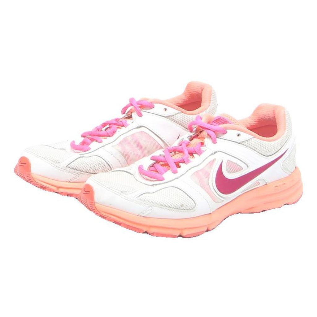 NIKE Lunar Eclips Womens Running Trainers White Pink Synthetic UK 4 Lightweight