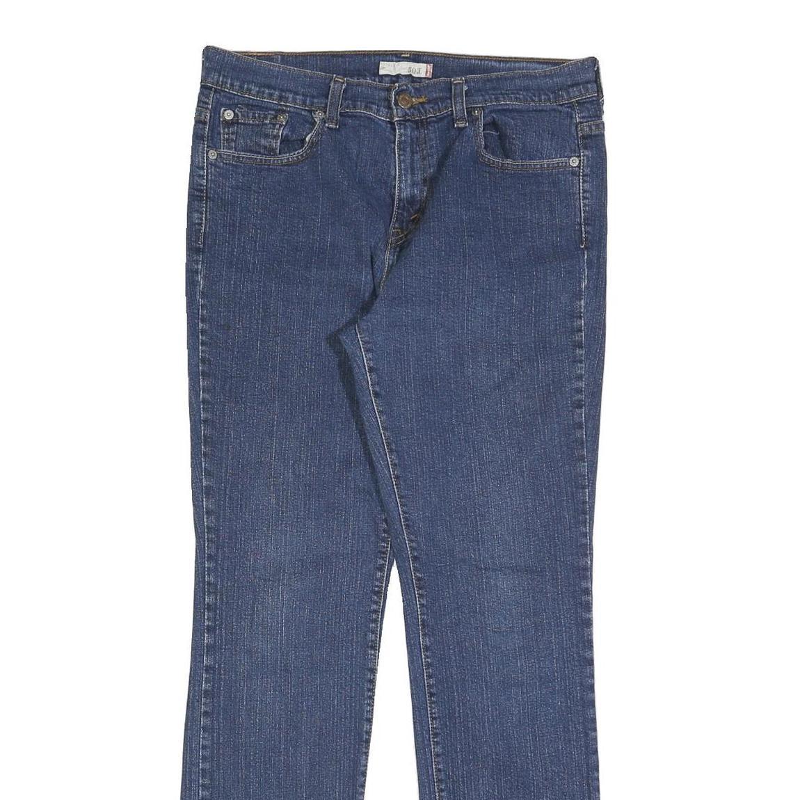 LEVI'S 505 Womens Jeans Blue Regular Straight Denim Medium W32 L32 Classic Fit