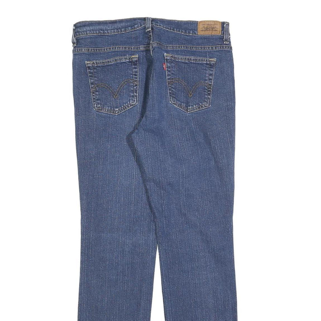 LEVI'S 505 Womens Jeans Blue Regular Straight Denim Medium W32 L32 Classic Fit