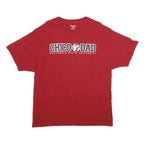 CHAMPION Mens Red Chico Dad Graphic T-Shirt XL Short Sleeve Crew Neck Cotton