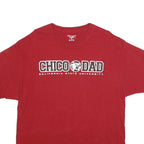CHAMPION Mens Red Chico Dad Graphic T-Shirt XL Short Sleeve Crew Neck Cotton