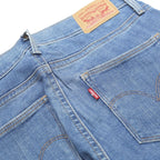 LEVI'S Womens Slim Blue Denim Light Zip Jeans W26 L34 Stretch Casual