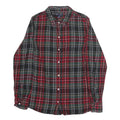 GAP Womens Red & Green Check Shirt S Cotton Long Sleeve Casual Trendy