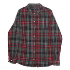 GAP Womens Red & Green Check Shirt S Cotton Long Sleeve Casual Trendy