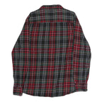 GAP Womens Red & Green Check Shirt S Cotton Long Sleeve Casual Trendy
