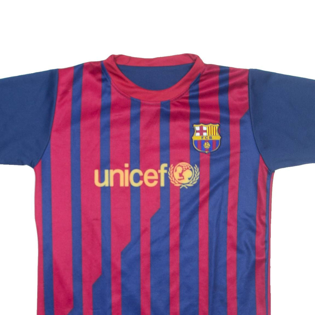 GOLDEN GOAL FC Barcelona Mens Football Shirt Jersey Red S