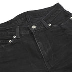 RALPH LAUREN POLO JEANS COMPANY Womens Slim Black Denim Dark Jeans W25 L31