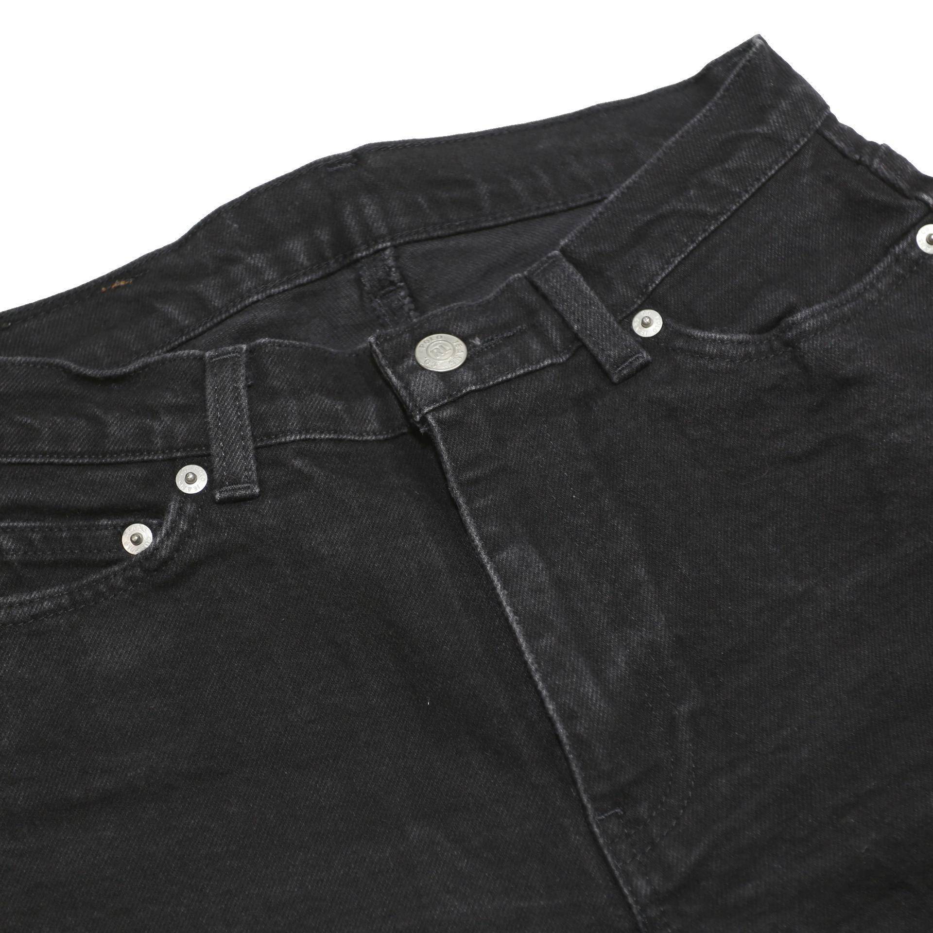 RALPH LAUREN POLO JEANS COMPANY Womens Slim Black Denim Dark Jeans W25 L31