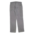 DICKIES Mens Cotton Blend Grey Relaxed Straight Trousers W30 L32 Workwear