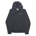 NIKE Mens Black Pullover Hoodie S Cotton Blend Casual Sportswear