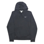 NIKE Mens Black Pullover Hoodie S Cotton Blend Casual Sportswear